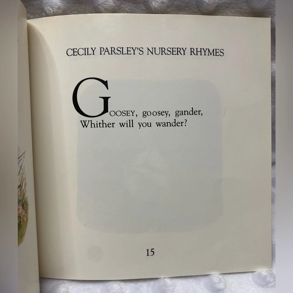Vintage 1983 Cecily Parsley’s Nursery Rhymes  - Beatrix Potter